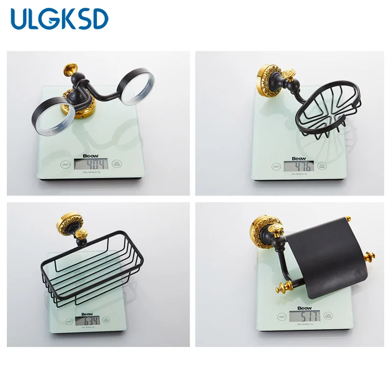 Ulgksd Ванная комната оборудования дозатор мыла; держатель полки для полотенец Ванная комната аксессуары для ванной комнаты настенное крепление para кран-смеситель для ванной и душа