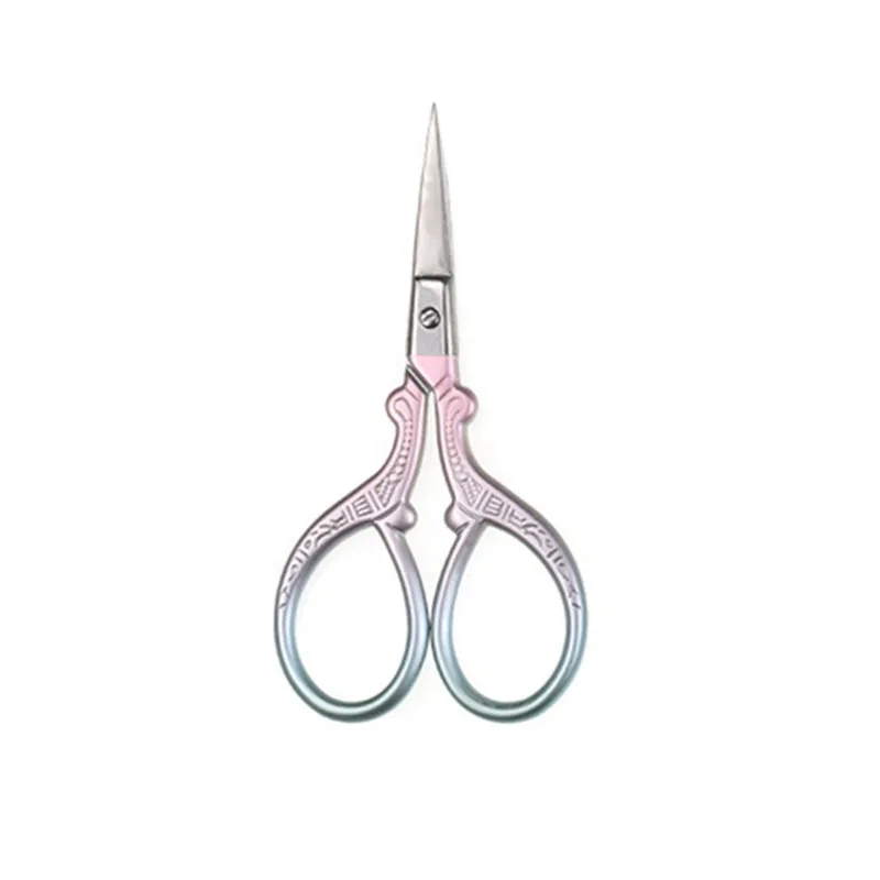 Pink Color Маленькие ножницы для вышивки крестиком Ткань DIY для женщин домашнего шитья Высококачественная стальная вышивка шитьё портной ножницы - Цвет: Pink Color