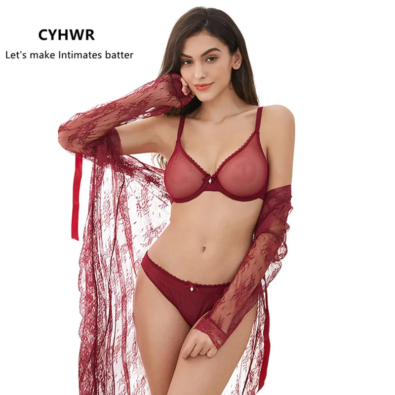 

Комплект женского прозрачного кружевного нижнего белья CYHWR, 6 шт.
