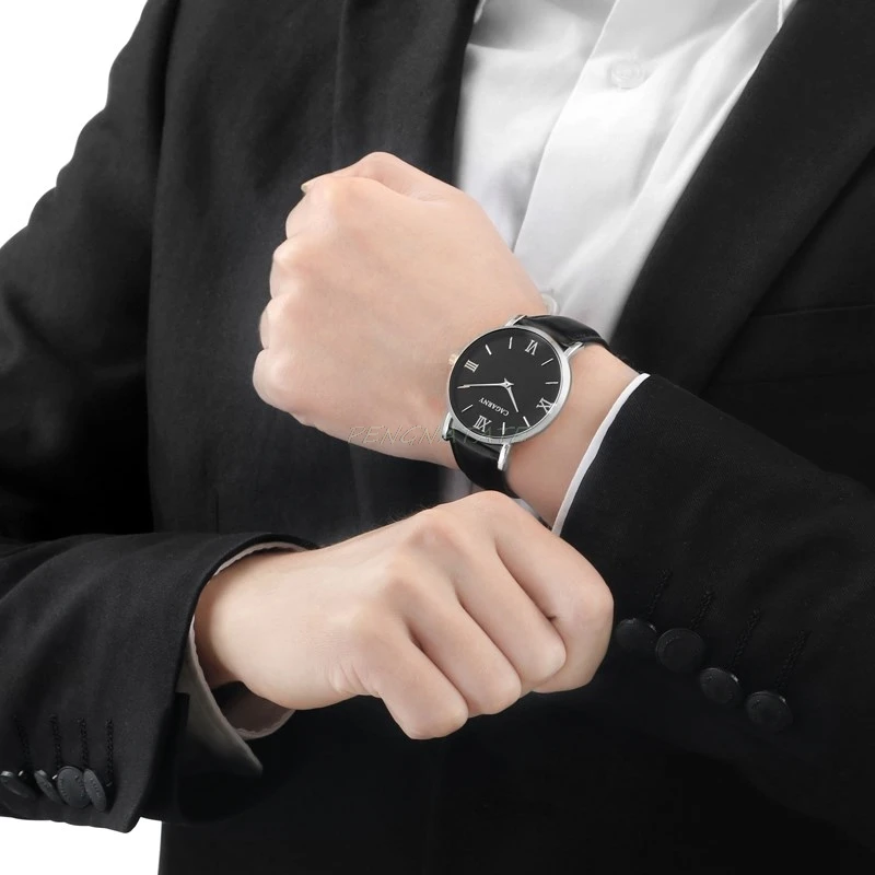 CAGARNY Top Brand Men Watches Leather Wristwatch Design Mens Quartz Watch cheap Hands Strap Waterproof Watche Gift|gift gifts|gifts malegift men |