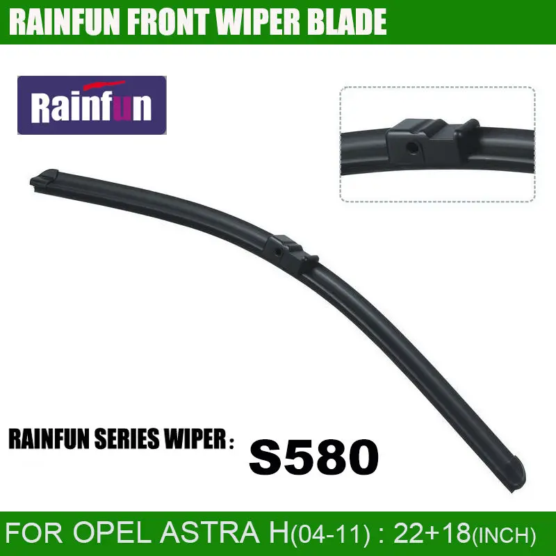 RAINFUN 22 + 18 дюймов специальный автомобильный стеклоочиститель для OPEL VAUXHALL ASTRA H MK4 (04