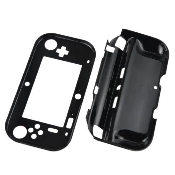 Черный противоударный жесткий алюминиевый металлический чехол для Nintendo Wii U
