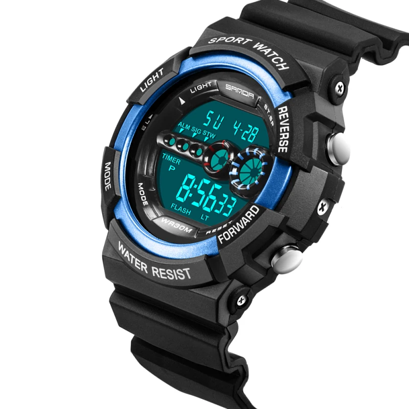 SANDA новые цифровые часы G Style S Shock мужские военные водонепроницаемые с календарем