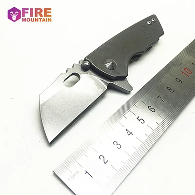 Iron color BMT Serge C188 M390 стальное лезвие титановый сплав ручка Мини Тактический складной нож выживания Кемпинг Открытый Ножи EDC карманный - Цвет: Iron color