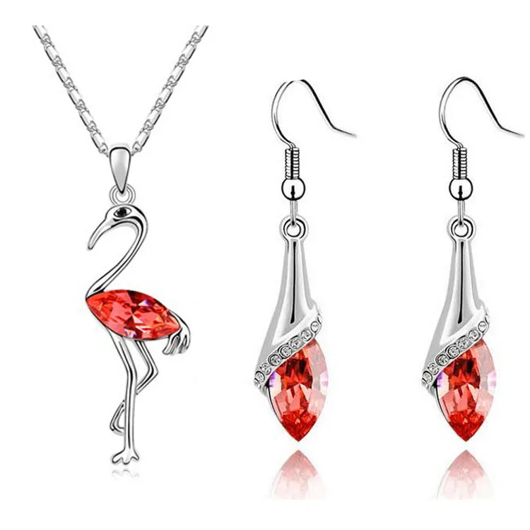 Новинка 2014 романтические Помолвочные милые животные Лебедь ювелирные наборы