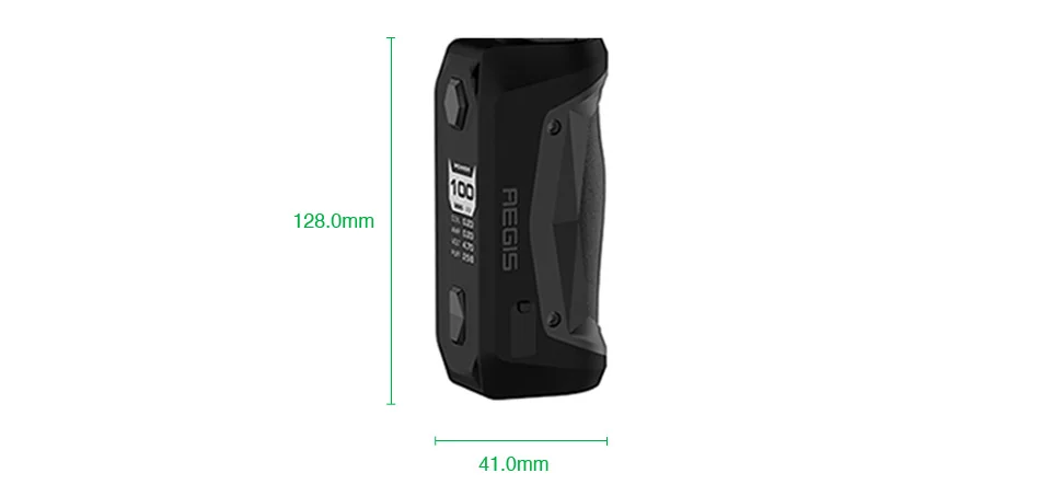 Бесплатный подарок! 100 Вт Geekvape Aegis Solo MOD с новейшим чипсетом электронной сигареты Vape TC Box Mod VS Drag 2/lux Mod