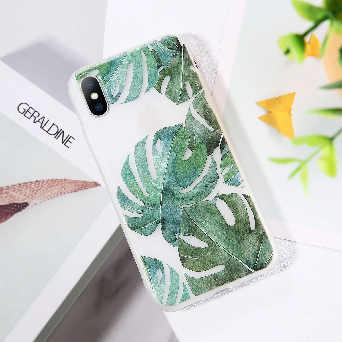 T6 Чехол для iphone 5, 5S, SE, 6, 6 s, 7, 8 Plus, XS Max, XR, X, Зеленый Бонсай, ваза, Прозрачный чехол для телефона, чехол - Цвет: T6