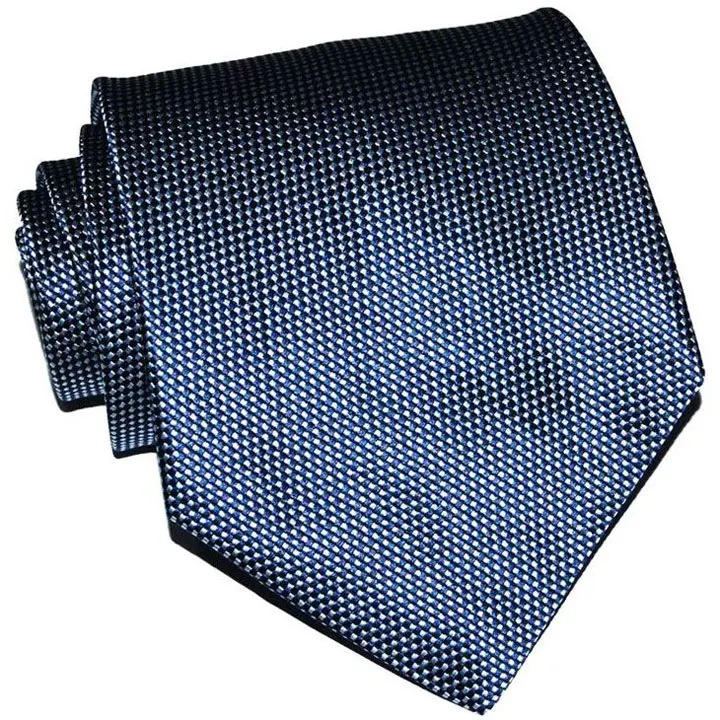 Dark Blue Navy Галстук в горошек, шелковый галстук, подарок для мужчин, ширина 10 см, черный, синий, фиолетовый, жаккардовый, тканый, праздничная одежда, деловой костюм, Свадебная вечеринка, Рождество - Цвет: Dark Blue Navy