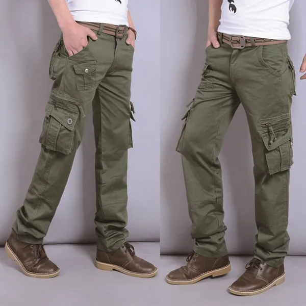 Камуфляжные брюки-карго тактические мужские армейские джинсы одежда