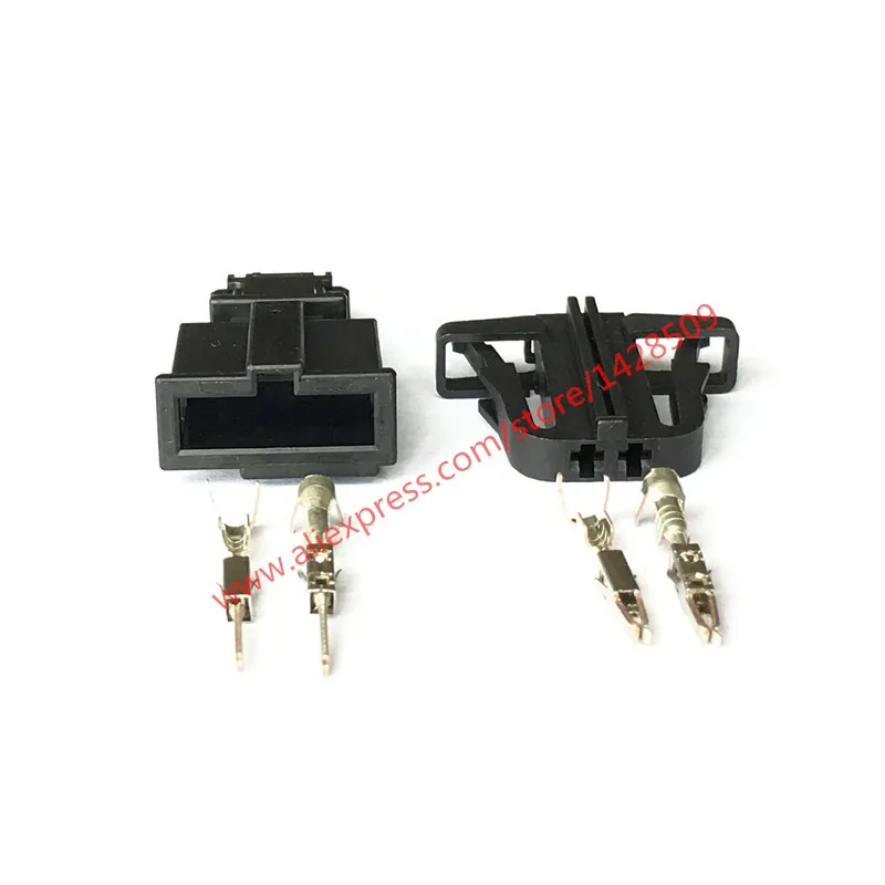 

1 Set kit 2 pin License plate lamp car door connector Trunk lights Horn Sensor Plug for VW Audi Skoda 3B0972712 3B0972702