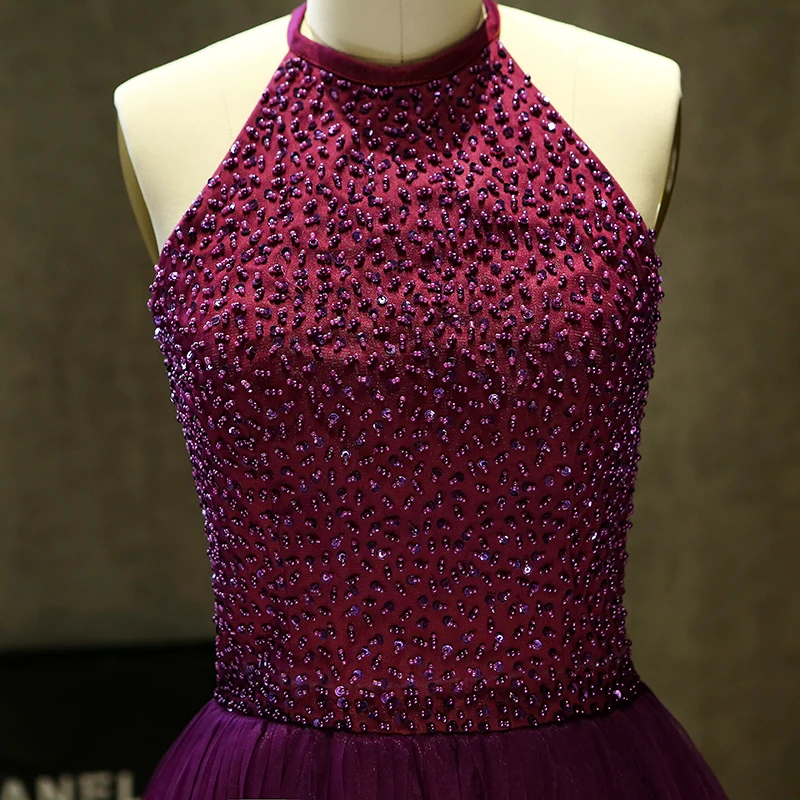 Новинка 2017 года короткие платья для выпускного вечера с бусинами и жемчугом