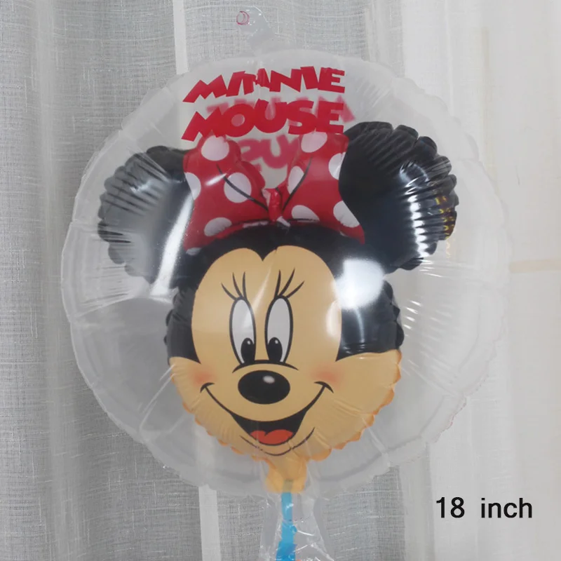 1 шт. прозрачные воздушные шары с Микки и Минни шар в шарике украшения для дня