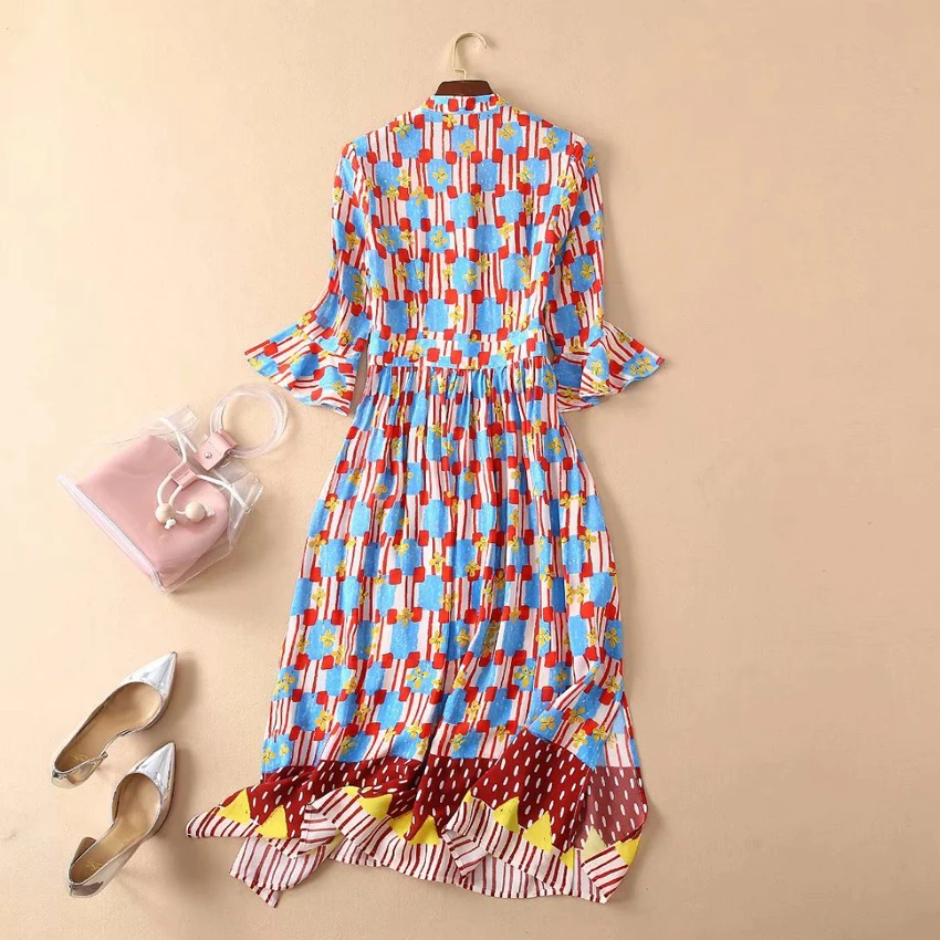 Высокое качество новая мода 2020 летнее подиумное платье женское элегантное