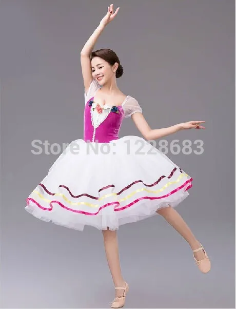 Бесплатная доставка танцевальная одежда сказочное балетное платье
