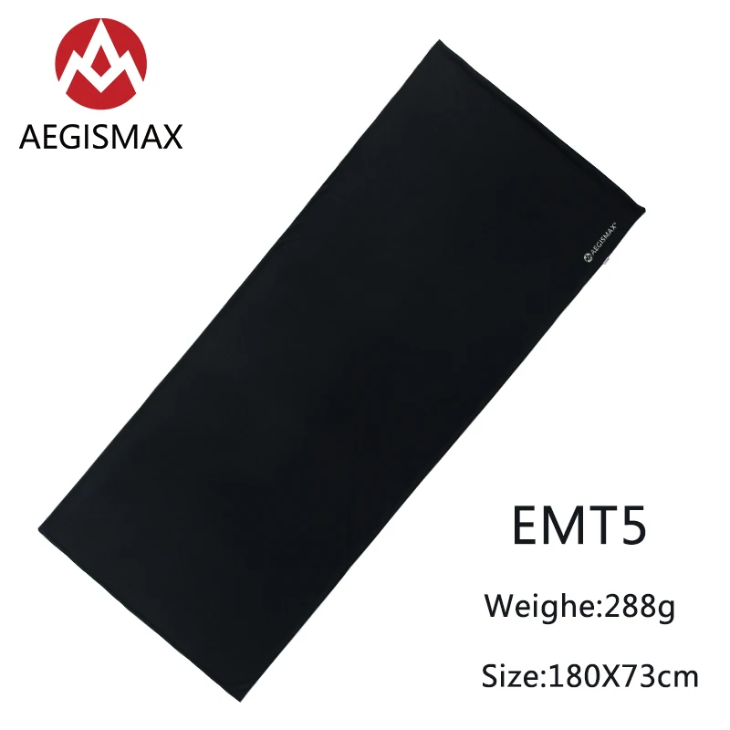 EMT5 AEGISMAX Термолайт теплый 5/8 градусов Цельсия спальный мешок вкладыш открытый кемпинг портативный один спальный коврик с замком температуры - Цвет: EMT5