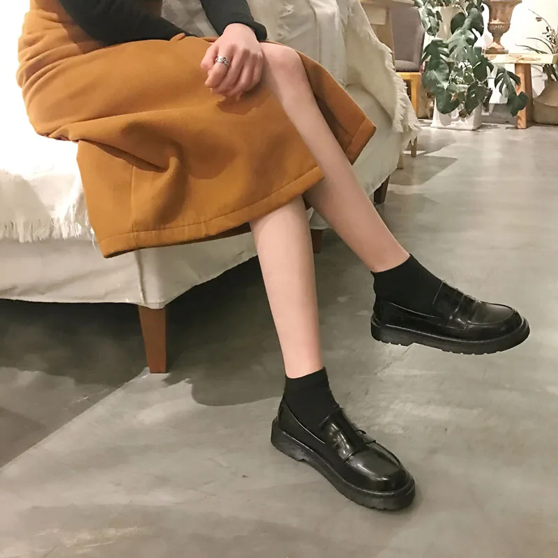 

Туфли женские, легкие, в британском стиле, повседневные, 2019
