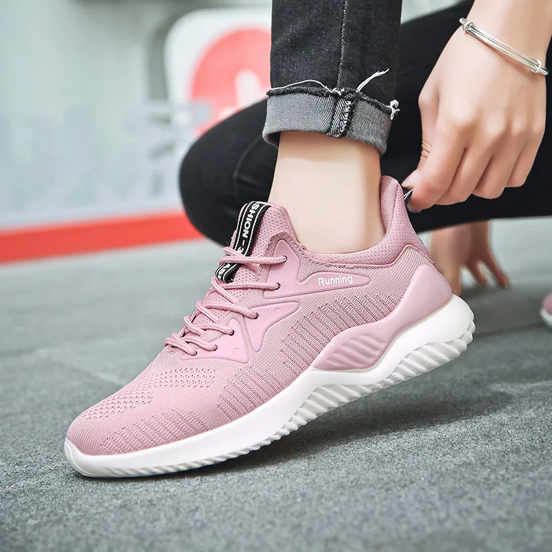 Женская теннисная обувь из дышащей сетки легкая спортивная Tenis Feminino новинка