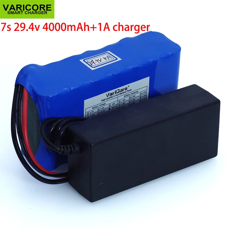 24V 4Ah 7S2P 18650 Батарея литий ионный аккумулятор 29 4 4000 мАч Электрический велосипед