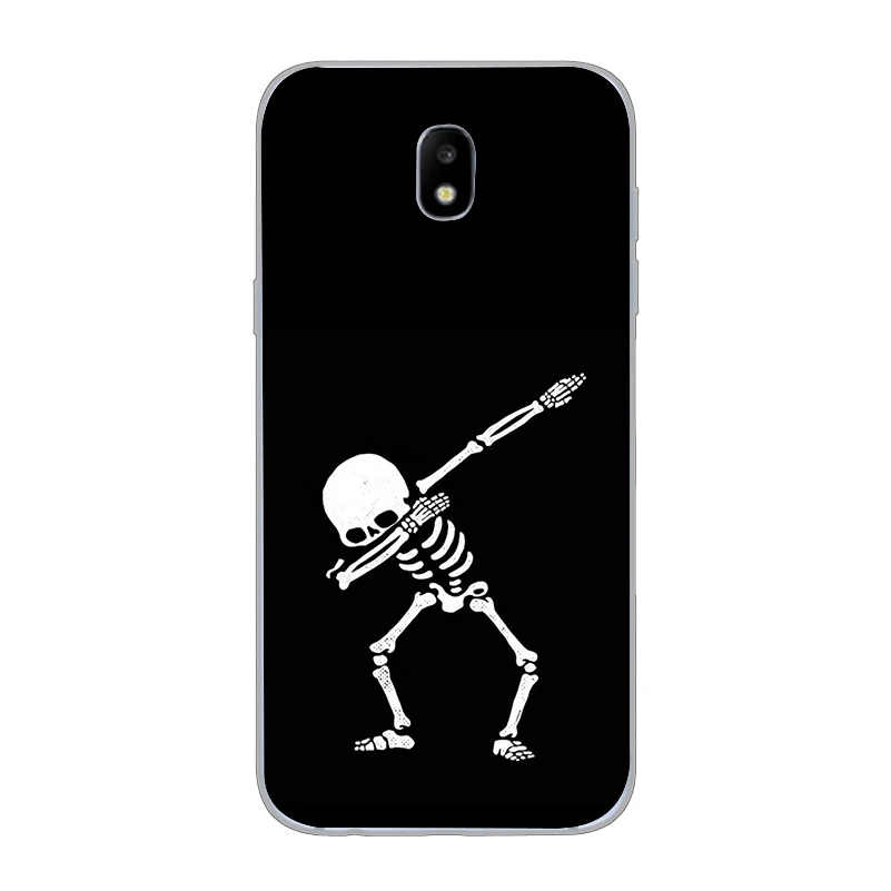 Ciciber чехол для Samsung Galaxy J7 J6 J8 J5 J4 J3 J2 J1 Pro Core Plus Prime mini 2017 2018 2016 телефона TPU Funny Bone Skull |