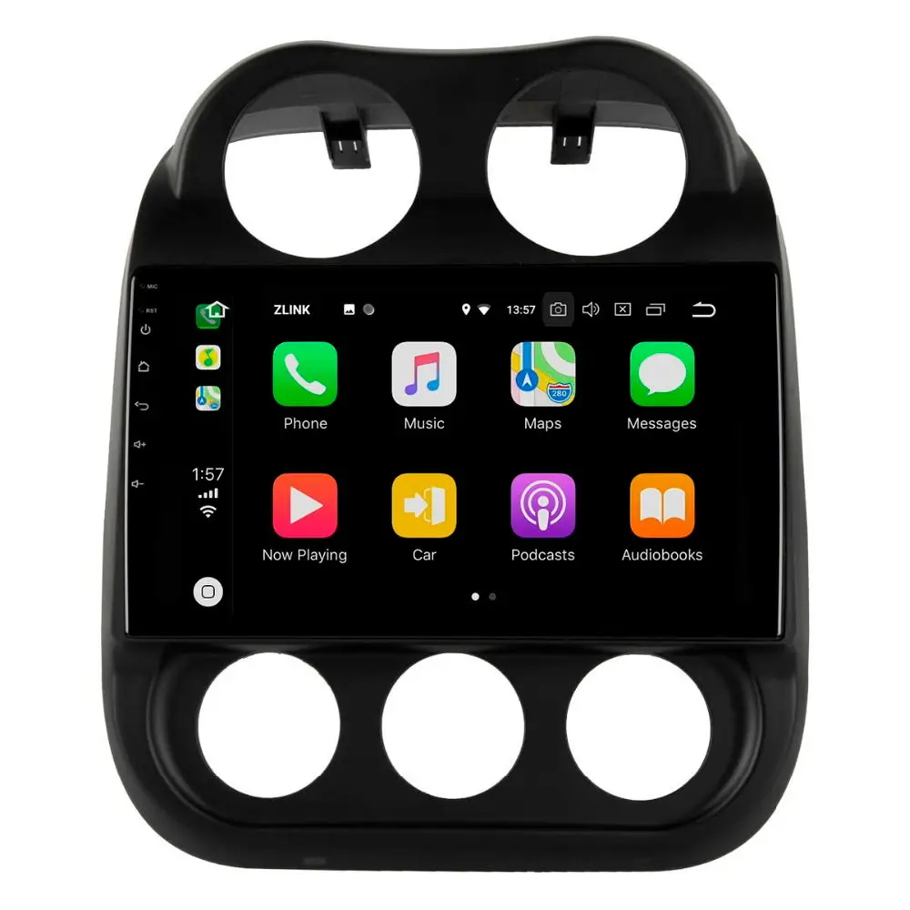 10 1 &quotAndroid 8 0 автомобильный gps навигатор для Jeep Compass 2011 2016 мультимедийный аудио