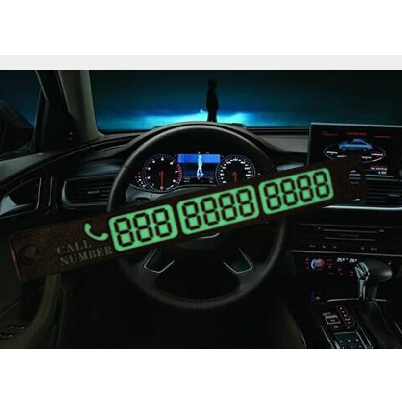 Временная Автомобильная наклейка с реверсивной линзой для парковки карта