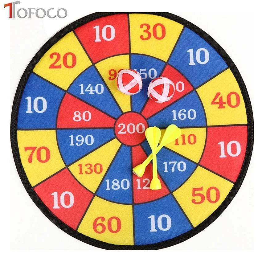 TOFOCO Boomerang ABS дротика для детской летающей игрушки тканевая Дротика набор доски