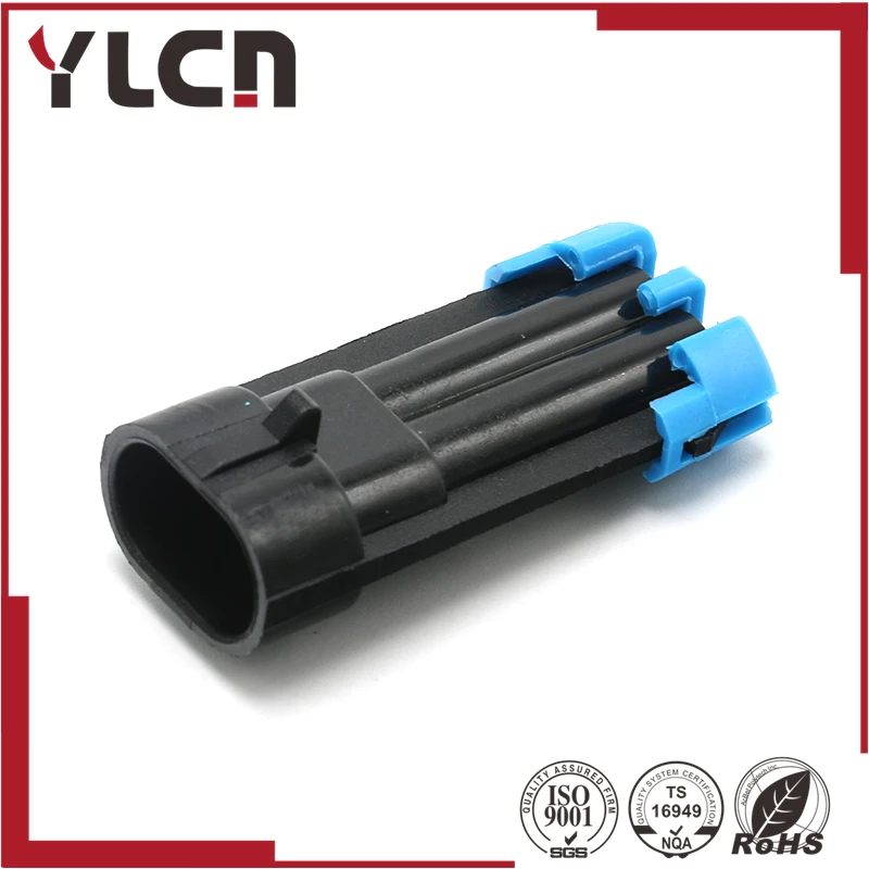 5 компл./лот Delphi 2 Pin Штекерный разъем датчика 12162000|sensor|connector programconnector fuse |
