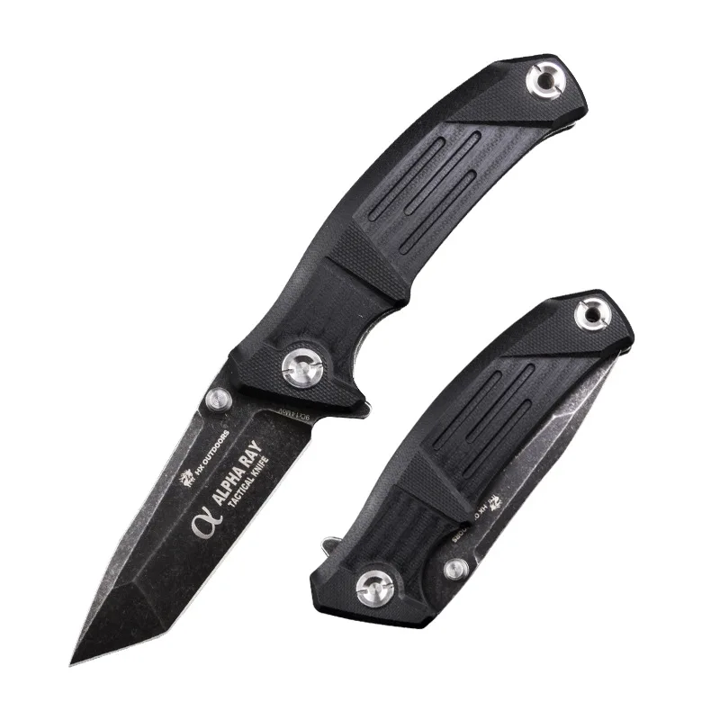 ZD-026A Комплект Электронных компонентов HX OUTDOORS ZD-026 складной Ножи 58HRC 9CR14MOV лезвие G10 ручкой Открытый Отдых Путешествия Охота тактический нож для повседневного использования, инструмент для шашлыков - Color: ZD-026A