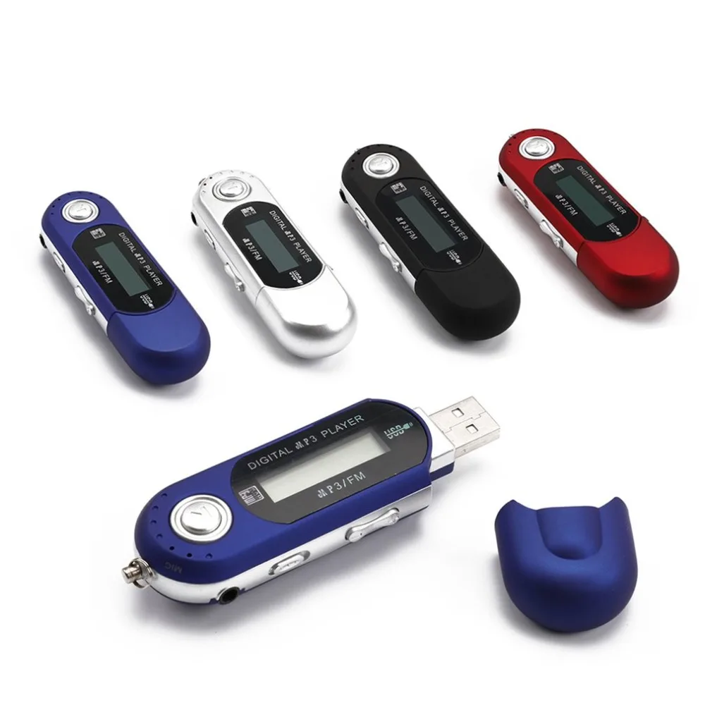 Портативный мини USB флэш MP3-плеер ЖК-экран поддержка вспышки 32 Гб TF слот для карт цифровой MP3 музыкальный плеер FM радио+ наушники