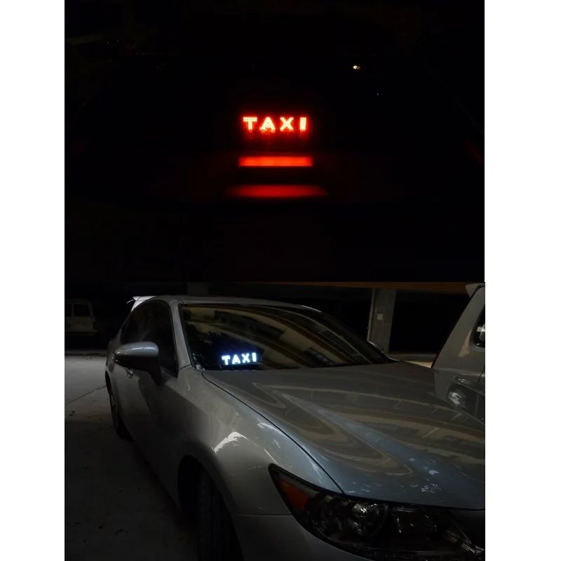 Daytime running lights for the car TAXI led light Cab indicator Car Custom design Fog Red/Blue/White/Yellow/Green |
