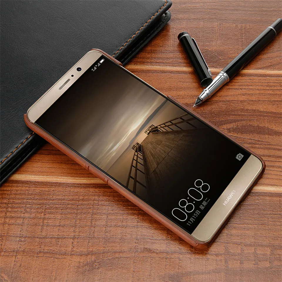 Кожаный чехол для телефона с отделением карт и держателем Huawei Mate 9 Pro Оригинальный