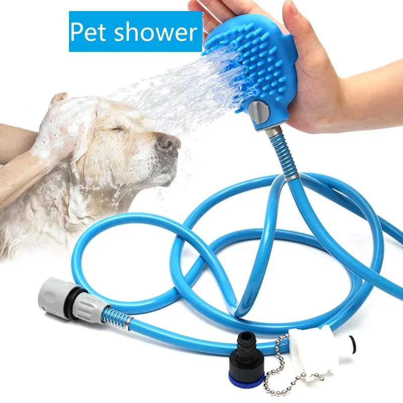 

Pet Bathing Tool Comfortable Massager Shower Tool Cleaning Washing Bath Sprayers Palm-Sized Dog Scrubber Sprayer Hand Massage