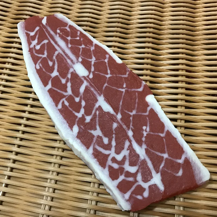 Искусственное искусственное мясо из ПВХ для детской кухни игрушки украшение