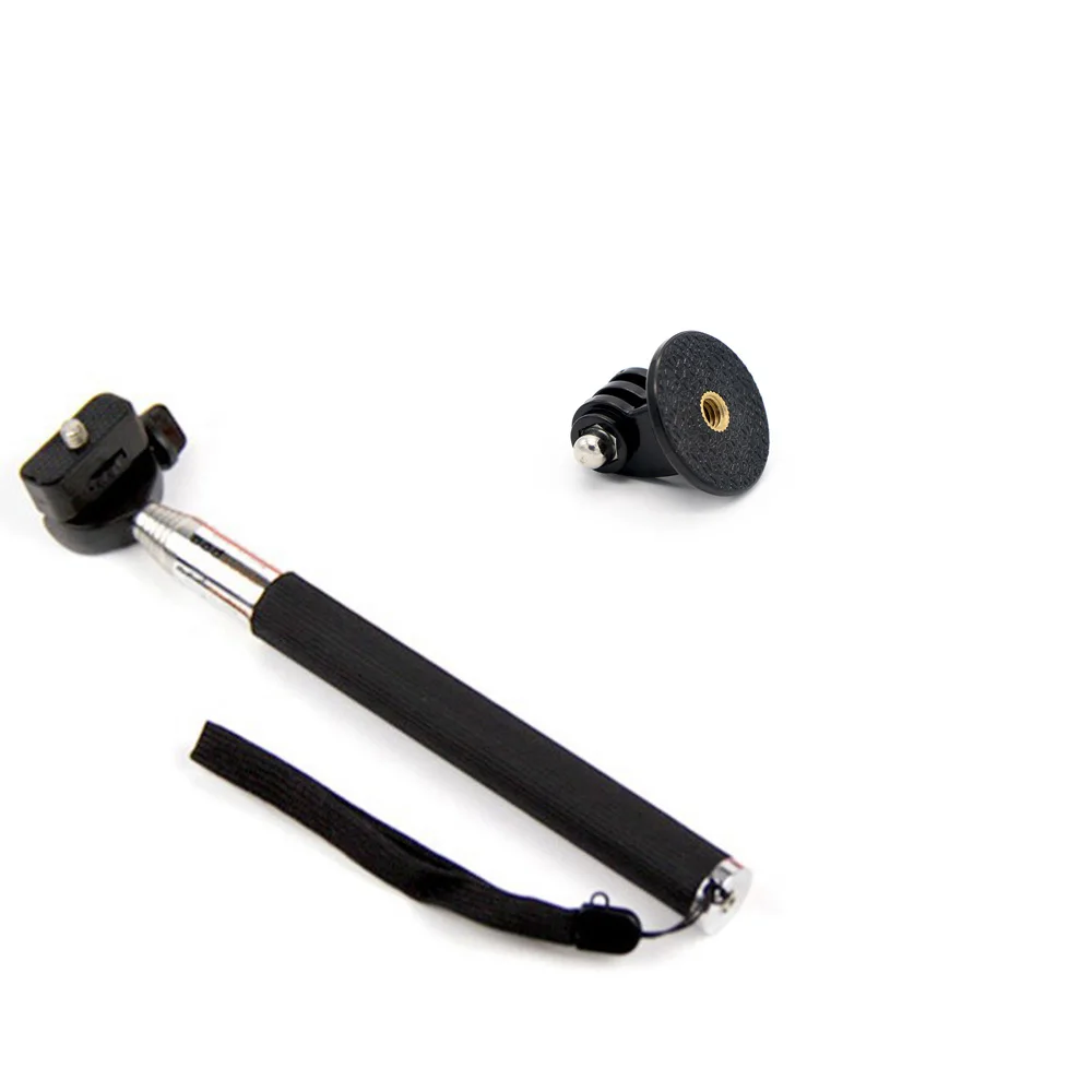 for gopro GAQOU камера селфи палка полюс монопод Штатив Держатель Адаптер для Gopro Go Pro Hero 6 5 4 3 Sjcam SJ4000 для Xiaomi Yi для телефона - Цвет: for gopro