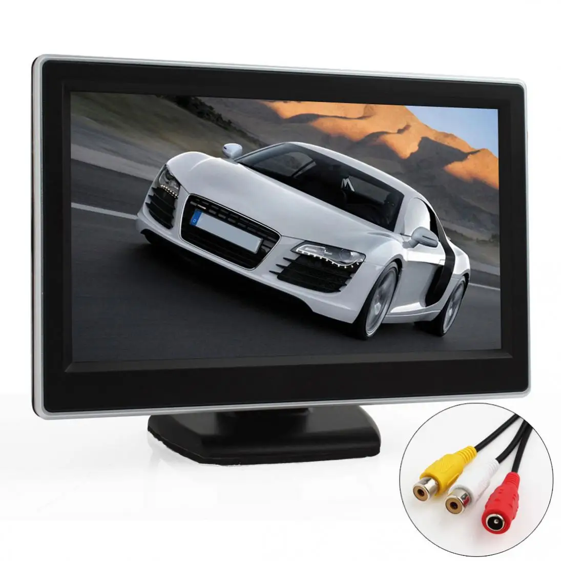 

5 Inch Car Rear View Monitor Reversing Digital TFT LCD Display for VCD DVD GPS Camera Auto Car Parking Reversing Backup Monitor