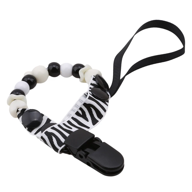 Прищепка для соски цепочка бусины держатель пустышки детские зажимы Para