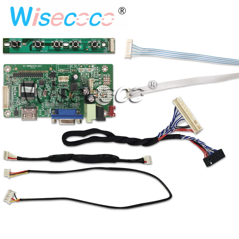 G156XW01 V1 15," 1366x768 ЖК-дисплей экран для планшетов с HDMI LVDS плата контроллера