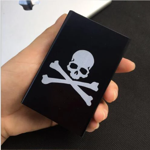 2018 new fashion metal cigarette case supre ultra thin Aluminium alloy box can held 20 cigarettes | Дом и сад