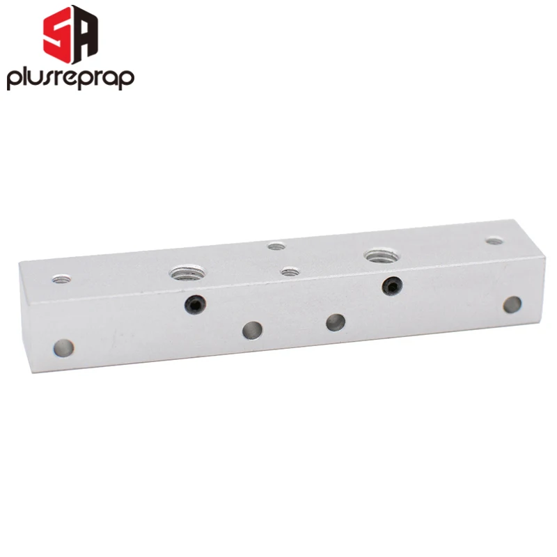 MK8 двойная насадка M6 горло фиксированный блок двойной экструдер алюминиевый