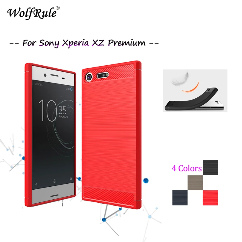 WolfRule чехол для Sony Xperia XZ Premium Ударопрочный Мягкий из ТПУ телефона G8142 5 дюйма|case for sony