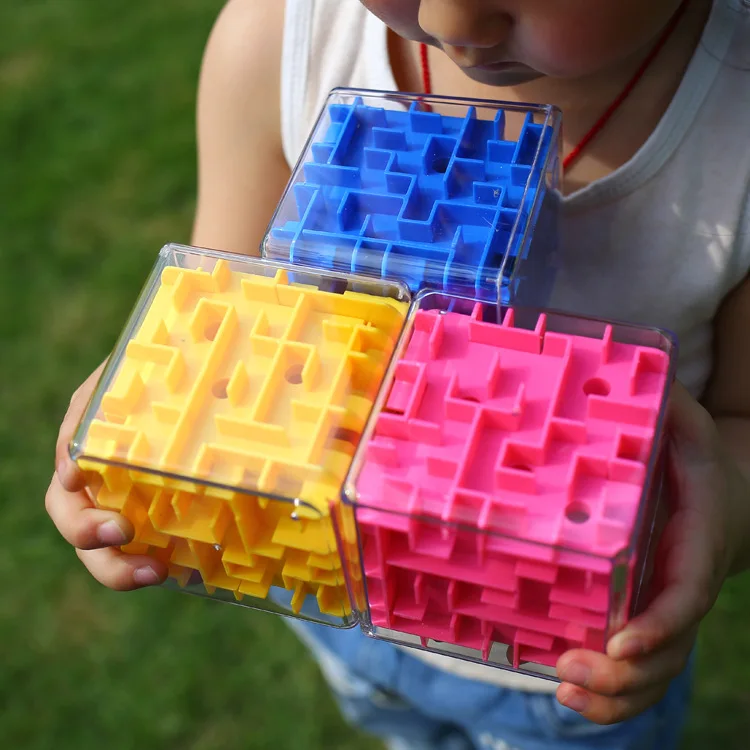 8x8x8 см забавные 3D волшебный куб игрушка лабиринт детская игра головоломка