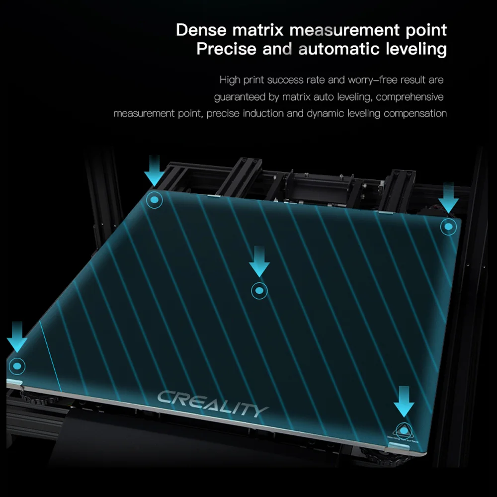Creality 3D CR-10 Max настольный 3d принтер DIY Kit 450*450*470 мм Поддержка автоматического выравнивания печать с сенсорным экраном Тепло Кровать