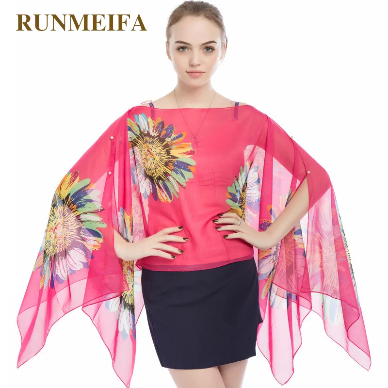 RUNMEIFA/Новинка модная пляжная одежда женские купальные шали Пляжная накидка