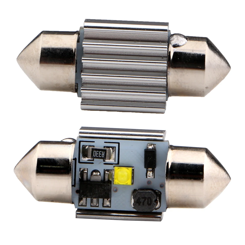 1Piece 31MM Festoon Canbus 7W 1 LED Error Free Can-bus led light C5W Auto Lamps 12V DC 6000k Reading Lights Led Bulb | Автомобили и