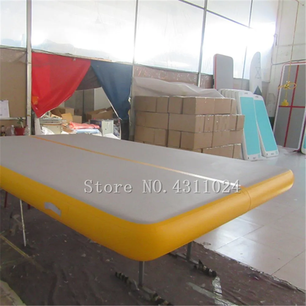 Купить Бесплатная доставка, надувной гимнастический коврик для пола 6*1*0,2 м, надувной гимнастический воздушный трек, воздушный трек