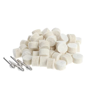 Полировальный фетровый шлифовальный круг BENGU, 50 шт., 13 мм, 25 мм + 4 хвостовика 3,15 мм