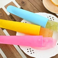 5pcslot family hot silicone popsicle mold ice pop molds ice tool tray ice cream tubs toolsrandom color
