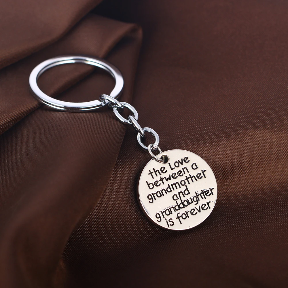 Брелок для ключей с надписью любовь между бабушкой и внучкой|key chain|key key chainkeyring love |