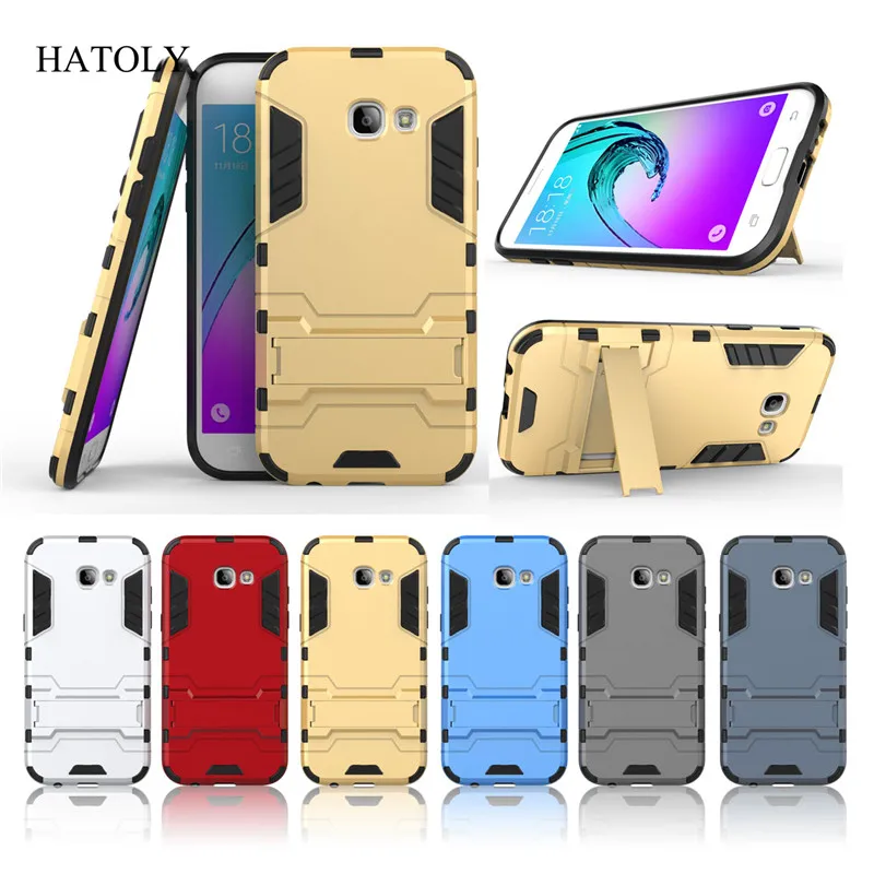 HATOLY армированный чехол для Samsung Galaxy A5 2017 робота Гибридный Силиконовый Резиновый
