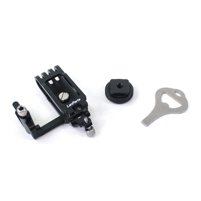 Lanparte SSD зажим для San Disk E60 и samsung T5 с кабельным зажимом, Холодный башмак крепление и 1/4 винт